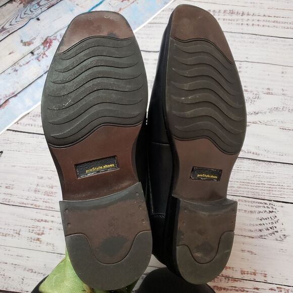 DOCKERS genuine leather men's dress laced  shoes size 8.5W - Picture 6 of 16